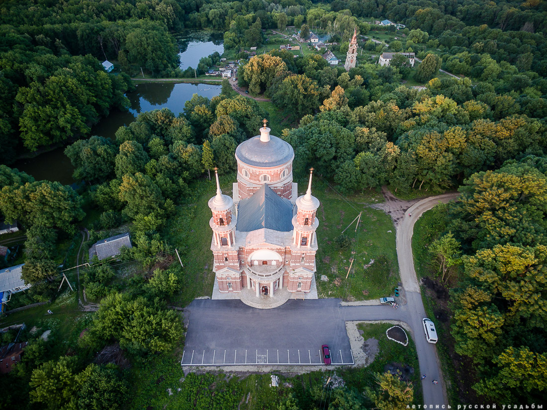 Церковь с квадрокоптера